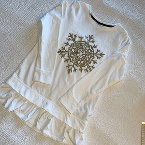 Sparkle snowflake Osh Kosh tunic